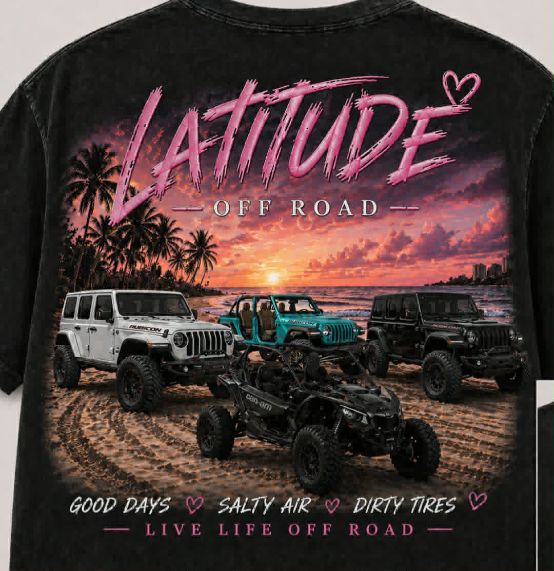 Ladies T-Shirt Good Days Jeep SxS - Black