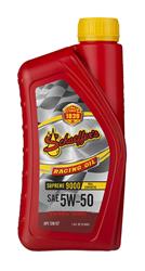 5w50 Schaeffer's Supreme 9000 Full Synthetic Racing Oil 9001-012-1