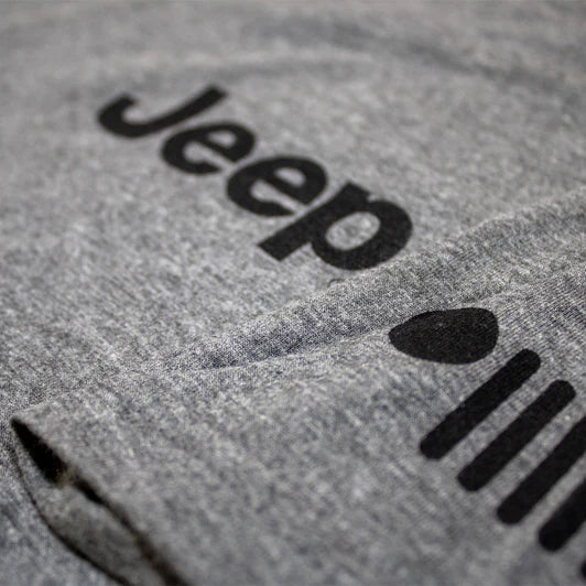 Mens Jeep® Wrangler Burst T-Shirt - Triblend Grey