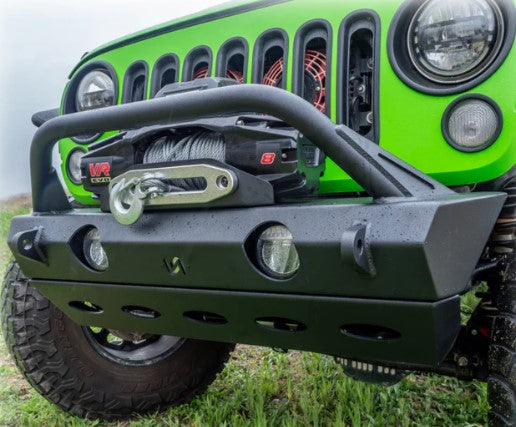 Turn Offroad Full-Width Front Bumper w/ Bull Bar & Skid Plate - Jeep JK/JL/JT (2007-2025) | JLFB-02