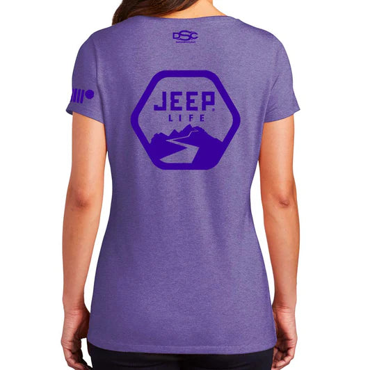 Ladies Jeep® Life Reign Tone Triblend V-neck