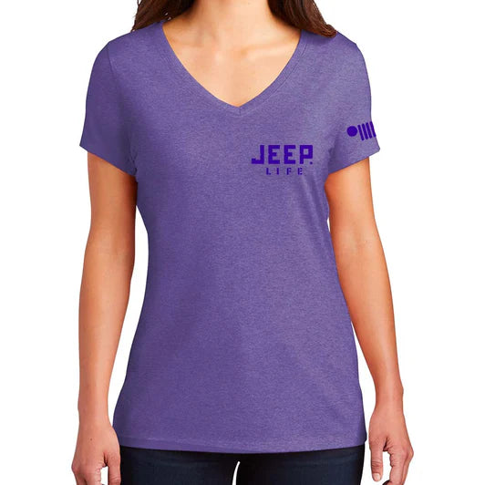 Ladies Jeep® Life Reign Tone Triblend V-neck