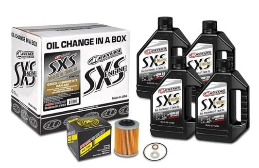 SXS Can-Am Maverick X3 Oil Change Kit 10W-50 Full-Synthetic