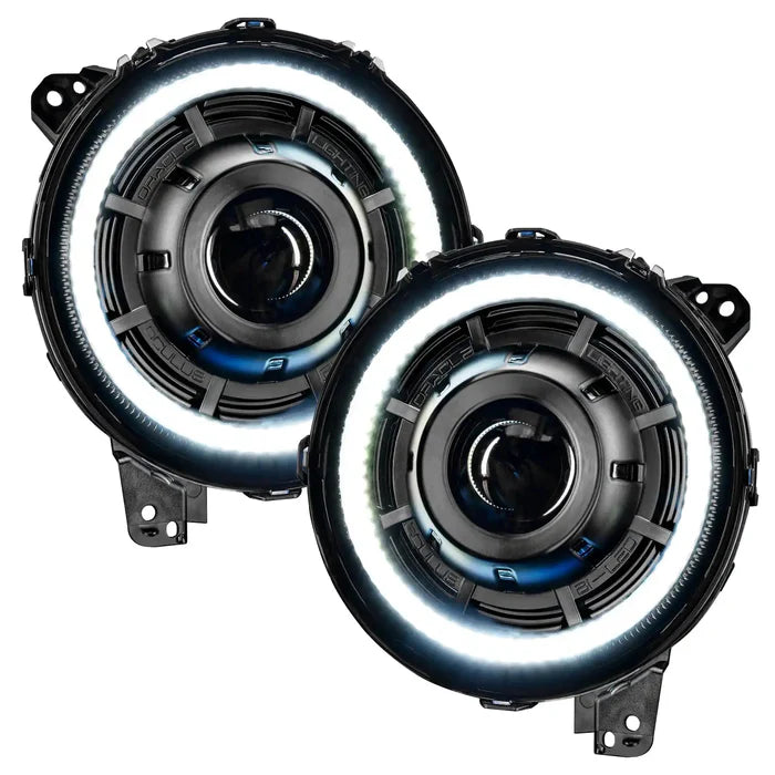 Oracle Jeep Wrangler JL Oculus Bi-LED Projector Headlights- Graphite Metallic - 5500K