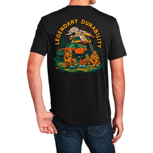 Mens Jeep® Sasquatch Family T-Shirt - Black