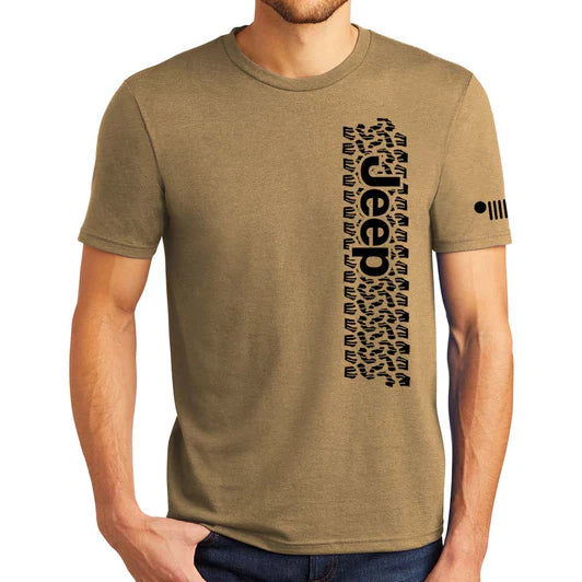 Mens Jeep® Track - Triblend Coyote Brown