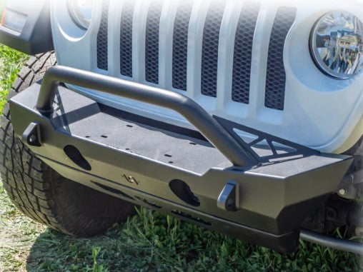 Turn OffRoad Front Bumper with Bolt-On Bull Bar & Skid Plate - Jeep JK/JL/JT (2007-2025) | JLFB-01